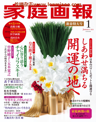 [日本版]家庭画报 女性生活PDF电子杂志 2021年1月刊 新春特大号　